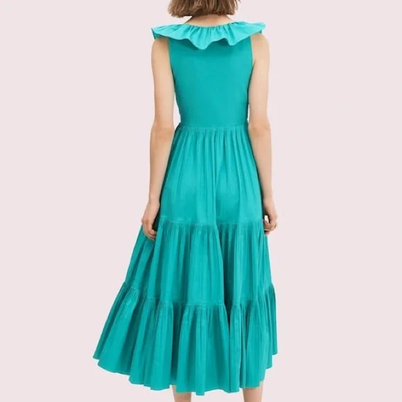 Poplin Ruffled Tiered Dress - Picture 7 of 7